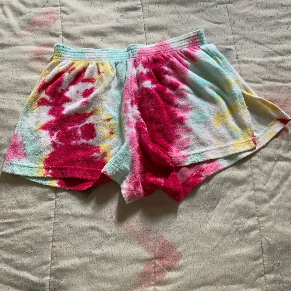 tie dye shorts